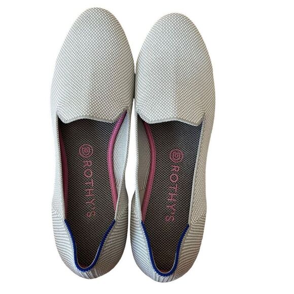 Rothy’s The Loafer Linen Double Stitch Flats Size 11.5 - Picture 1 of 10